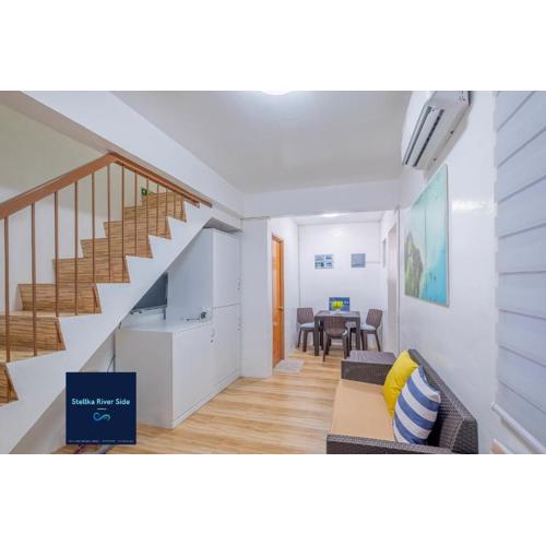 Stellka cheerful 2BR townhouse near the beach and city