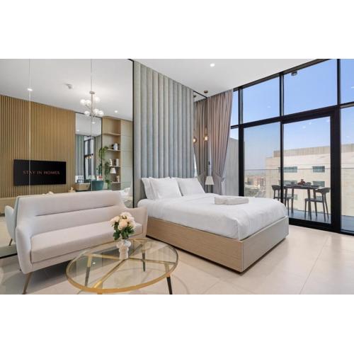 Studio Al Furjan by STAY IN HOMES - Marina 12min - Self checkin - Metro - Parking