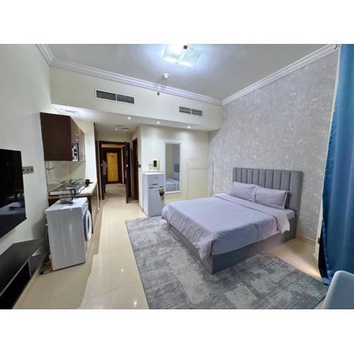 Studio Apartment Near Deira City Centre Mall and Metro with Gym and Pool