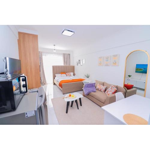 Studio in kilimani with a gym