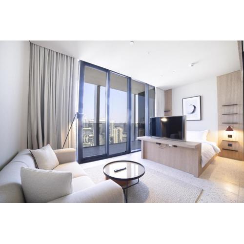 Studio with Burj Khalifa View - Upside Living
