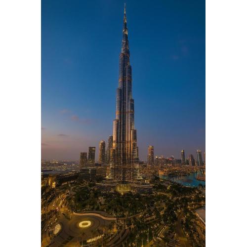 Stunning Burj Khalifa & Fountain view - Dubai Mall Access, Burj vista Downtown Dubai