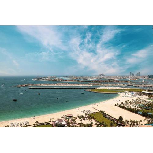 Stunning Sea & Palm View 2BR, Steps from JBR Beach & Waterfront