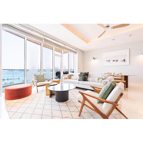 Stunning Sea View 3BR with Private Beach