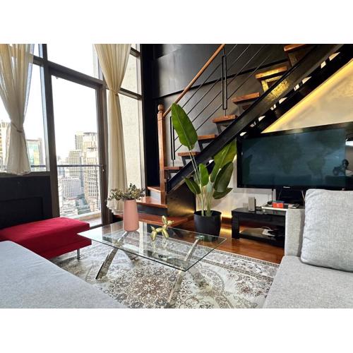Stylish 100 SQM 3BR Loft Near Greenbelt Makati