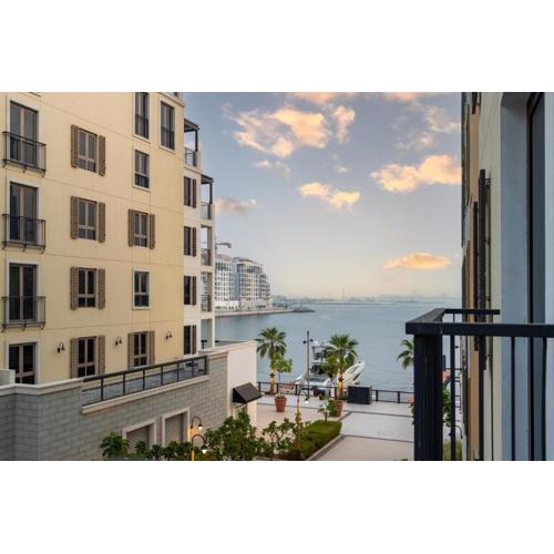 Stylish 1BR Apartment in La Mer Dubai with Balcony and Partial Marina Views
