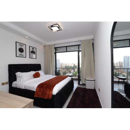 Stylish 1BR in Kilimani with Nairobi City Views from the 15th Floor