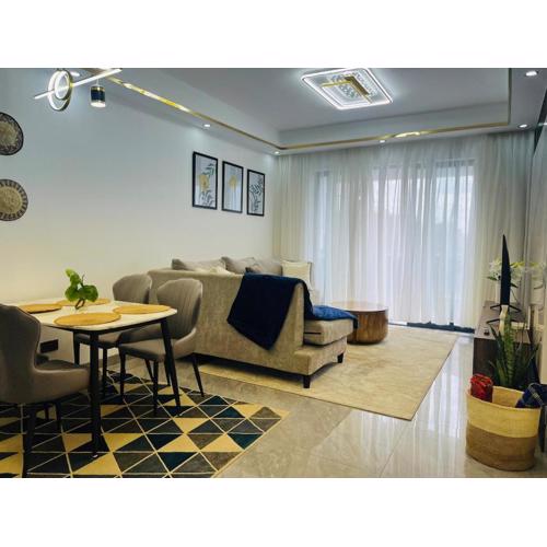 Stylish 2br sunset view pool gym sauna work desk