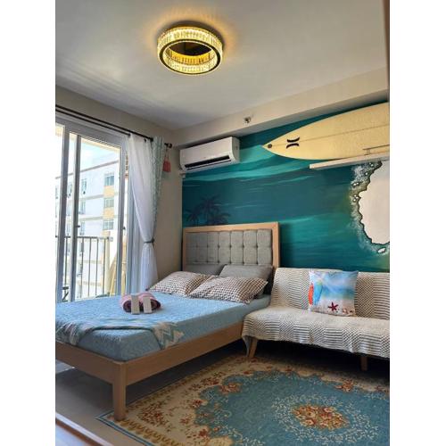 Sun Drift Studio near airport with Pool and Parking
