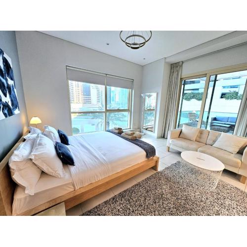 SUNRISE HOMES - Pool Side Studio with Huge Balcony