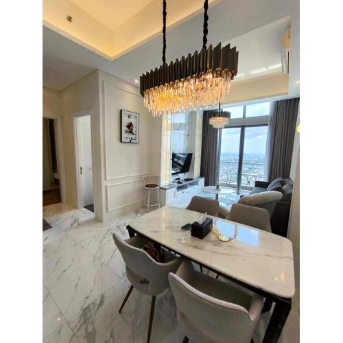 super penthouse stmoritz apartment, lippomall puri indah