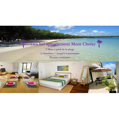 Superbe apt 2 chambres Mont Choisy Beach by Lov