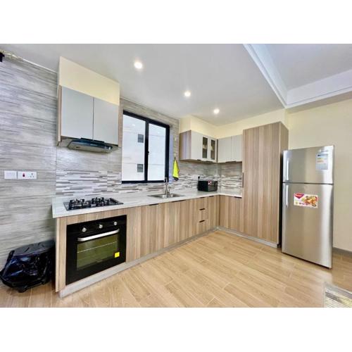 supreme living two bedroom apartment with heated swimming pool fully equipped gym ample parking space child play area and catchy scenic views