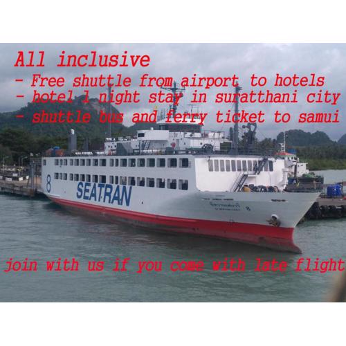 Suratthani Airport Overnight To Koh Samui