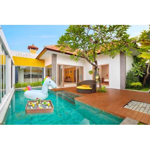 Sweet 3 BR Private Pool Villa Garden View ZN116