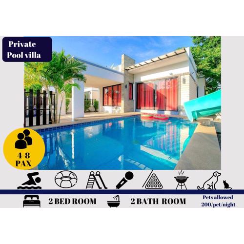Sweet Party Hua-Hin Private Poolvilla From beach 3km
