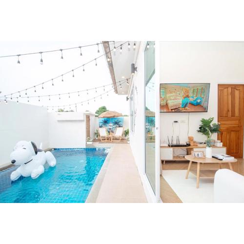 Teddy House Cozy 3BD Poolvilla near Jomtien beach