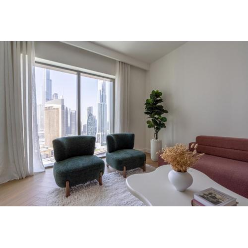 TH-Homes Downtown 2 Bedroom with Burj Khalifa view