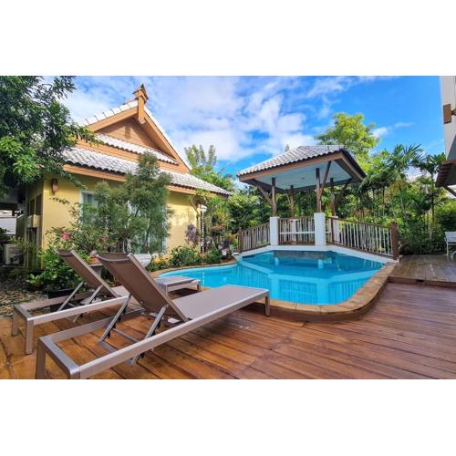 Thai Modern Villa with Salt Pool & Greenery Garden
