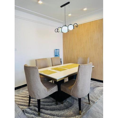 The comfort executive loft three bedroom apartment with amazing breathtaking city views , swimming pool ,gym ,private ample parking space with designated child playground area