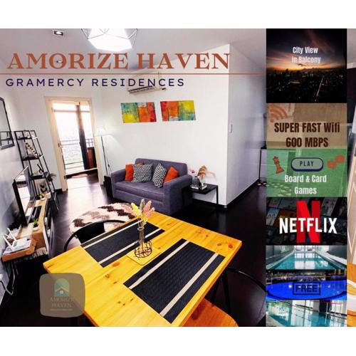 The Gramercy Residences NEW Sleek 1BR Suite, 600mbps Wifi, Netflix & FREE Amenities