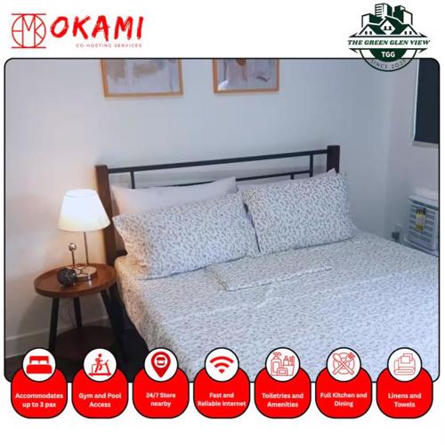 The Green Glen View-Fast Wifi, 1Bedroom Unit in QC