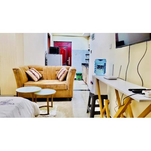 The lovely two bedroom apartment with swimming pool ,gym and all modern facilities in kilimani