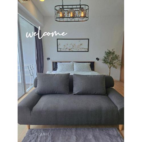 The Olive Studio Room at Chic Condominium