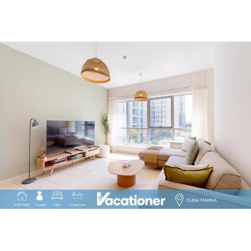 The Point Tower - Vibrant One Bed in Marina