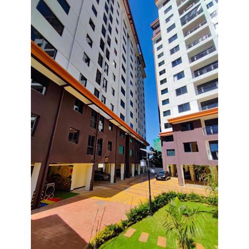 the serene suites executively furnished two bedroom apartment with amazing city views,heated swimming pool ,ample parking space and fully equipped gym