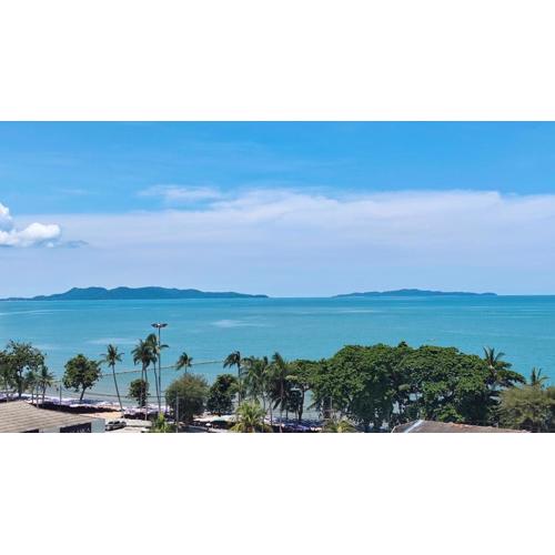 Thiantong seaview beachfront seaside condo 30m to Jomtien beach