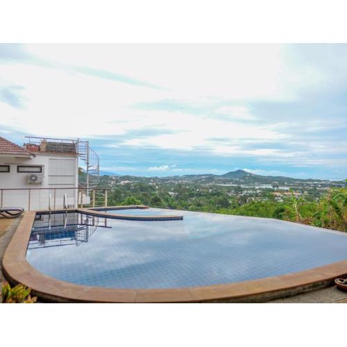 Tranquil 1br Chaweng Hill Apartment Balcony Pool