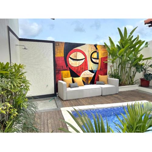 Tranquil African-Indo Oasis in the Heart of Canggu