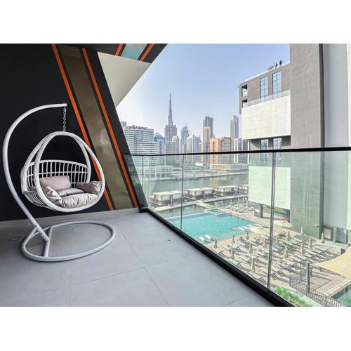 Trophy Amazing Burj Khalifa Views from This Stylish Condo