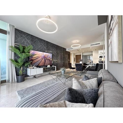 Trophy-Luxurious living w Serene Sea Blends View