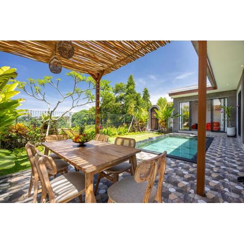 Tropical 2BR Peaceful Ricefields Villa - Canggu