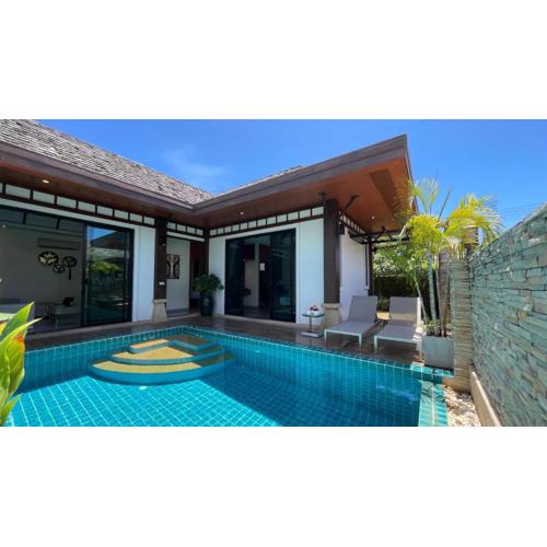 Tropical 2BR Pool Villa 3D12 in Gated Residence Rawai VIP Villas
