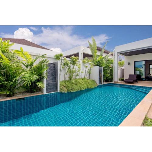 Tropical 3BR Pool Villa Nga Chang NC10, Gated Residence, 10 min Drive to Nai Harn Beach