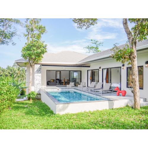 Tropical 4br Jungle View Villa Near Lamai Beach