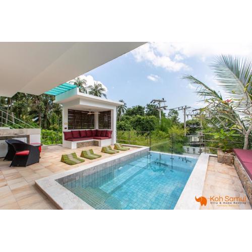 Tropical 4br Villa Don5 With Pool In Chaweng