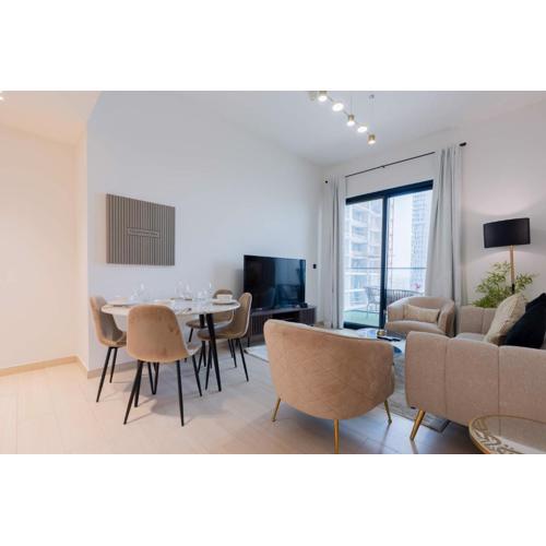 TRPS - Binghatti Heights, Jumeirah Village Circle - 2BR Trendy Apartment with complete Range of Amenities