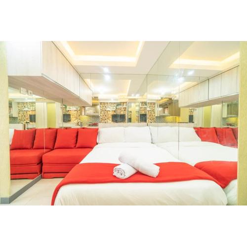 Twin bed Studio Bassura City Netflix & chill