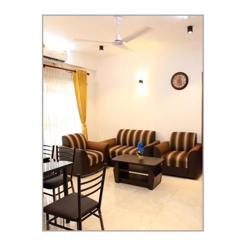 Two Bed Roomed, Fully Furnished & Air Conditioned Apartment with Sea View for Rent at Beach Road, Mount Lavinia