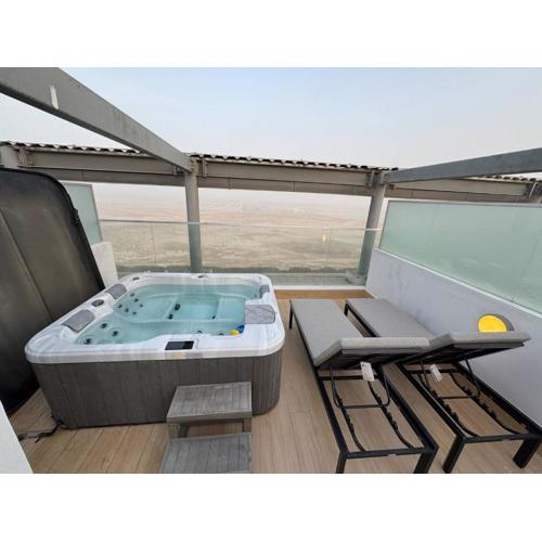 Unique 2bd Jacuzzi & Sunbed