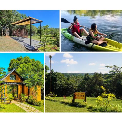 Uphill Cozy Cabins in an Island Lake for Family getaway
