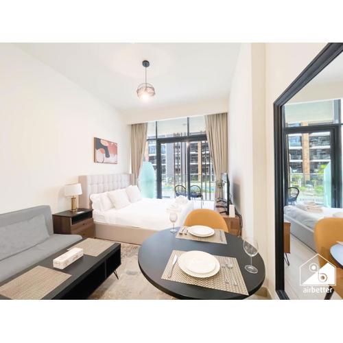 Urban Charm Studio with Balcony in Azizi Riviera