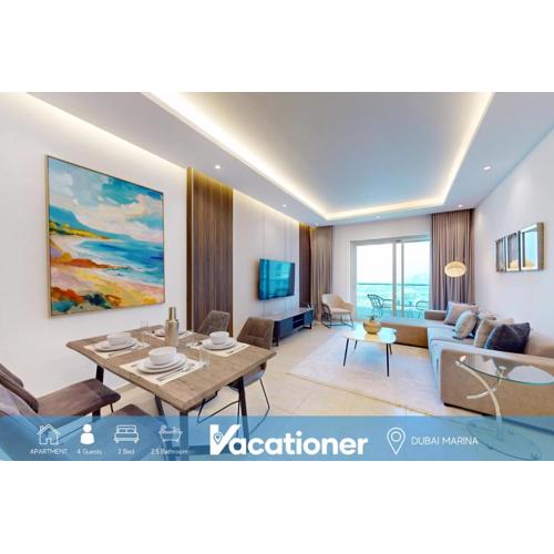 Vacationer I Deluxe 2 Bedroom I City Views I Close to Barasti I Gym, Pool, Parking & Wi-Fi