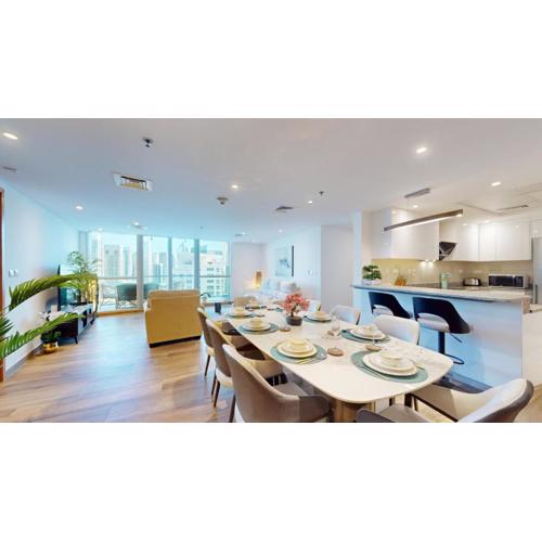 Vacationer I Hidden Gem in Marina l 3 Bedroom I Yacht Views, Free Pool, Gym & Wi-Fi