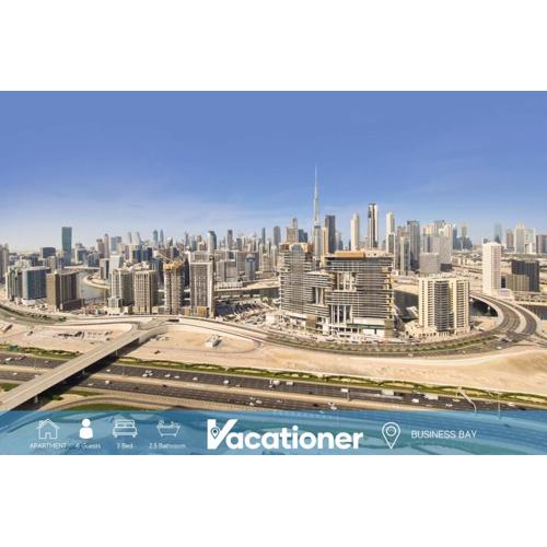 Vacationer I Luxe 3 Bedroom I Business Bay I Stunning Views & Infinity Pool