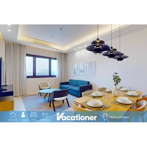 Vacationer I Sea View 2 Bedroom I Anantara Resort on the Palm I Free Wi-Fi, Parking & Beach Access